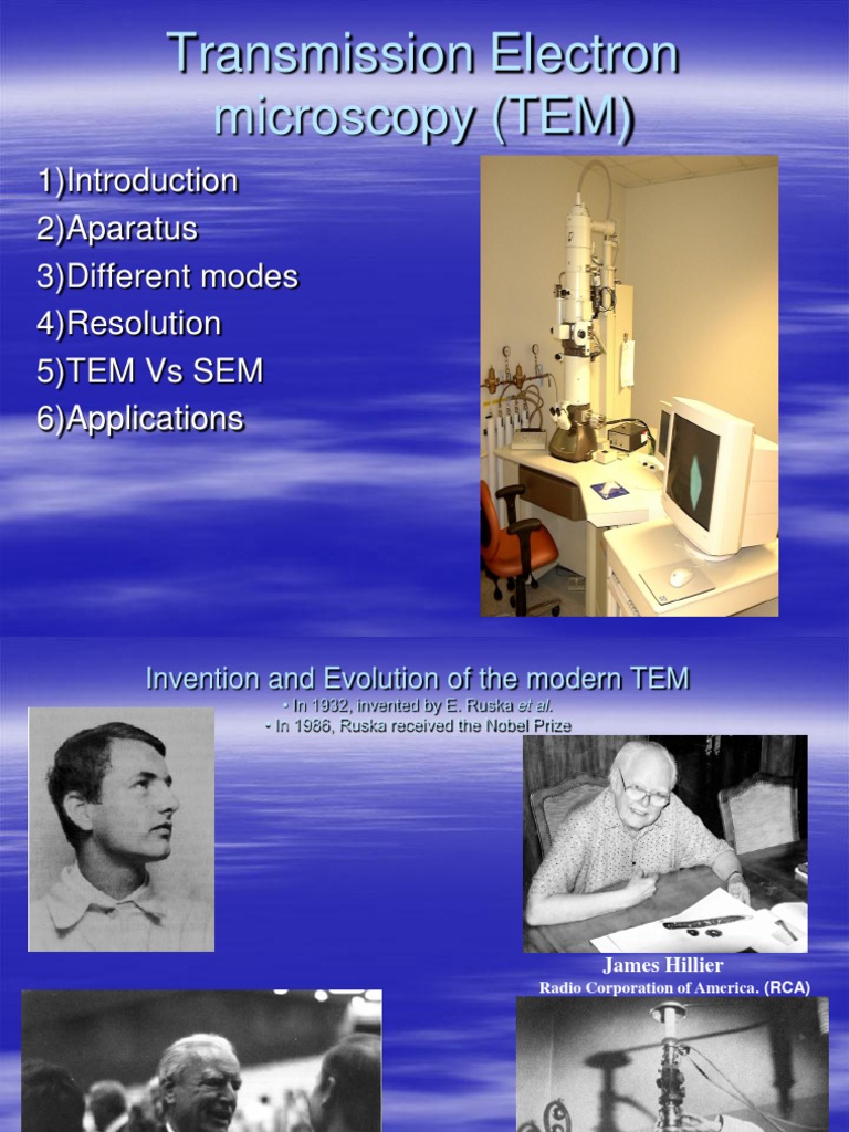 Transmission Electron Microscopy (TEM) | PDF | Transmission Electron ...
