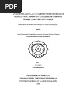 Download ANALISIS PELAKSANAAN MANAJEMEN BERBASIS SEKOLAH by pande udayana SN229827922 doc pdf
