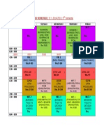 Class Schedule 2014-2015 Sem1