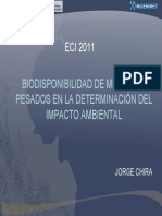 biodisponibilidaddemetalespesadosenladeterminacindelimpactoambiental-120417145531-phpapp01