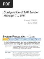 Configuration of SAP Solution Manager 7