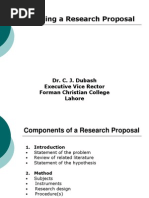 Writing Chapter One of Research Projects | PDF | Hypothesis | Cognition