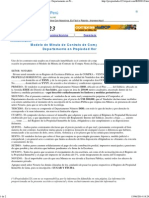 Modelo de Minuta de Contratode Compra Venta de Departamento en Propiedad Horizontal