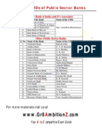 Complete List of Public Sector Banks CMDs Gr8AmbitionZ