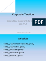 Corporate Taxation_9 Dec 2012_NLSIU