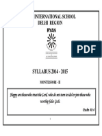 M II (Syllabus 2014 15)