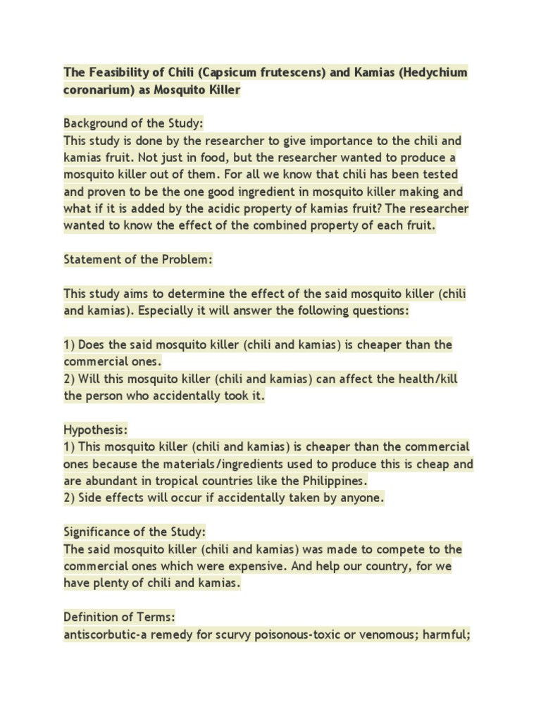 The Feasibility of Chili PDF Analysis Of Variance Garlic