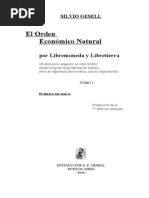 Gesell Silvio - El Orden Economico Natural Tomo 1