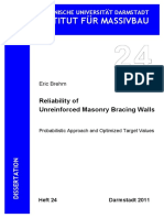 Eric Brehm Reliability of Unreinforced Masonry Bracing Walls