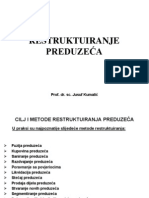 Restruktuiranje Preduzeća