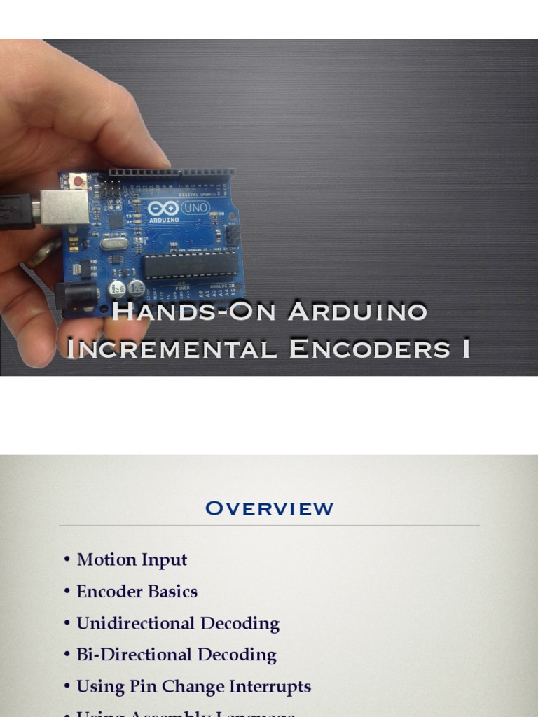 Encoder y Arduino | PDF | Signal Processing | Electrical Engineering