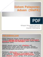 Sistem Pelaporan Aduan (SisPA)