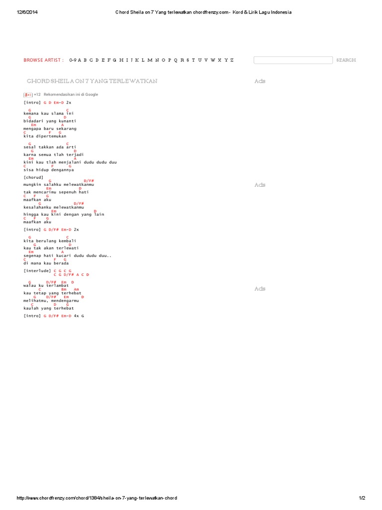 Chord Jauh Kau Pergi Meninggalkanku Tebak Gambar