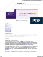 June 2014 Catholic Charities USA Parish Social Ministry Newsletter