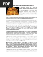 Caixa abre seleção para patrocínio cultural.pdf