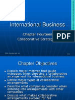 International Business: Chapter Fourteen Collaborative Strategies
