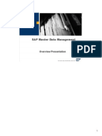 SAP Master Data Management Overview
