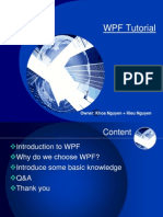 WPF Tutorial