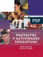 2366505 Proyectos y Actividades Educativas Para Jovenes de 15 a 21 Anos