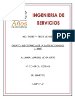 Importancia de La Satisfaccion Del Cliente