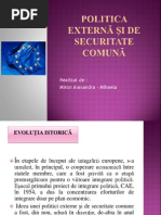 Politica Externă Şi de Securitate Comună