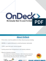 Ondeck - Partner Program Overview 2013
