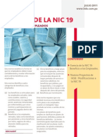 Brochure NIC 19 - Auditoría