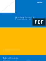 Share Point Server 2013 It Pro Reviewer Guide