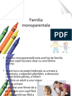 Familia Monoparentala