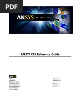 Ansys CFX - Reference Guide