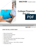 College Financial Aid 101 Sample Presentation 040914