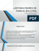 Taller para Padres de Familia - Bullying