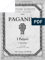 Paganini Wilhelmj Palpiti Violin