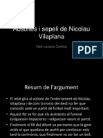 Absoltes I Sepeli de Nicolau Vilaplana