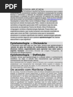 EPISTEMOLOGIA APLICADA