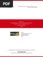 TRINCA Considerações Sobre Um Modelo de Pesquisa Em Psicanalise