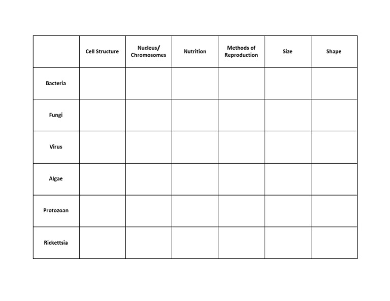 Overview of Microbial Cell Structures | PDF