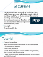 CUFSM4 Tutorial