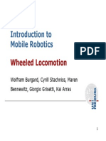 Introduction To Mobile Robotics: Wheeled Locomotion