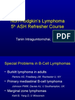 Non-Hodgkin’s Lymphoma 5th ASH Refresher Course