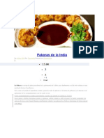 Pakoras de La India