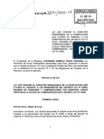 Proyecto de Ley Nº 3571/2013-CR