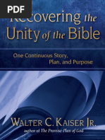 Recovering The Unity of The Bible by Walter Kaiser, JR., Excerpt