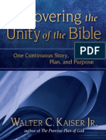 Recovering The Unity of The Bible by Walter Kaiser, JR., Excerpt