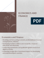 Economics Finance