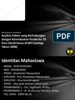 Analisis Faktor Yang Berhubung 6450404036