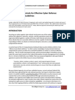 (Version 2.3) - 20 Critical Controls: Consensus Audit Guidelines