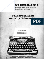 Análisis de la vulnerabilidad social y su relación con el rezago escolar en Córdoba, Argentina