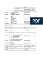 Contoh Tentatif Perkhemahan PPKI