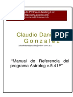 Claudio Daniel Gonzalez - Programa Astrolog v.5.41F